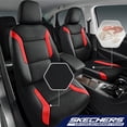 thumbnail image 2 of Fundas de asiento de coche de espuma viscoelástica compatibles con airbag Skechers, color rojo, 2 of 8