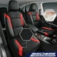 thumbnail image 2 of Fundas de asiento de coche de espuma viscoelástica compatibles con airbag Skechers, color rojo, 2 of 8