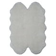 thumbnail image 1 of eCarpetGallery Sheepskin Rug for Bedroom, Fluffy Rug for Living Room, Supersoft, Bedside, Floor Mat, Sofa Seat Cover, 4' x 6', Ivory, 1 of 4