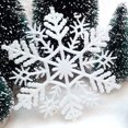 thumbnail image 5 of Juego de 24 adornos navideños de copos de nieve con purpurina. Zhivalor ZYY-1887, 5 of 5