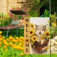 thumbnail image 5 of Summer Wolf Garden Flag Double Sided Polyester 12x18 Inch Sunflower Outdoor Decorative Yard Flag for Home Farmhouse Patio, 5 of 6