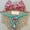 004, variant on New Women's Bikini Split Print Swimwear Fashion G-string Beach Holiday