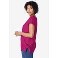 thumbnail image 3 of Woman Within Plus Size Side Tie Knit Tee, 3 of 6