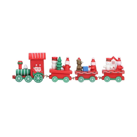 Christmas Train Toys Set Mini Color Christmas Train Model for Kids Boys Girls