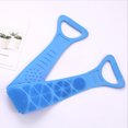 thumbnail image 1 of Video Included Silicone Back Strip Bathing And Dead Skin Scrubbing Towel, Bathing Artifact, Back Rubbing, Powerful Double-sided Back Scrubbing Towel - Sky Blue, 1 of 8