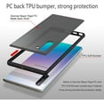 thumbnail image 4 of Case for Samsung Galaxy Note 10 Thin Shockproof Phone Case PC Back TPU Bumper [Protect from Fingerprint/Shock/Scratch/Slip] Translucent Matte Phone Cover for Samsung Galaxy Note 10-Black, 4 of 13