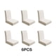 thumbnail image 4 of Naiovety cubiertas de silla del poliéster 6pcs con la tela impermeable apropiada del aspecto elegante fácil instalar Decoración del hogar, 4 of 6