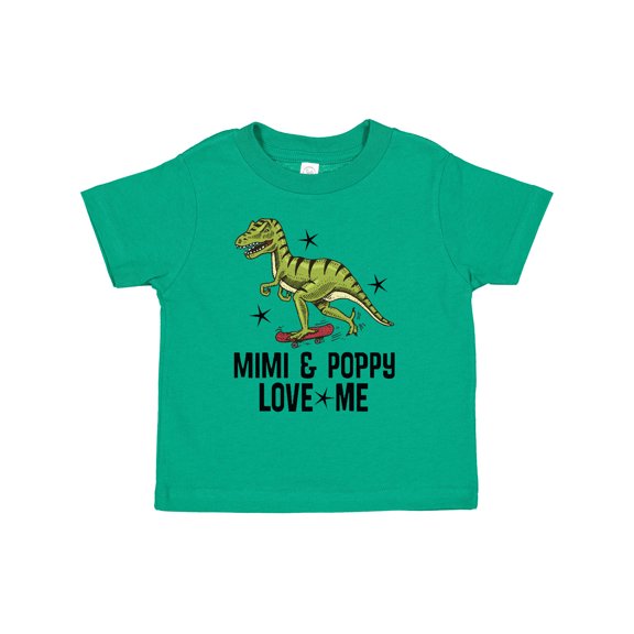 Inktastic Mimi and Poppy Love Me Grandson Boys Toddler T-Shirt
