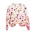 thumbnail image 2 of Valentines Day Shirts Women Heart Graphic Long Sleeve Shirt Loose Crewneck Sweatshirt Valentines Womens Tops Spring Outfits for Women 2026, 2 of 5