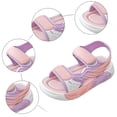 thumbnail image 6 of Dakaela 2-8Y Boys Girls Sandals Summer Athletic Hiking Beach Water Shoes Outdoor Open Toe Fashion Sneakers with Double Hook and Loops Pink, 6 of 7