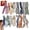 16pcs-a, variant on Women's 24-Count Fade-Proof Silk-Like Multifunctional Fashion Accessories Set, for Women Neck Hair
