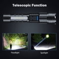 thumbnail image 4 of Flashlight High Lumens Rechargeable 2 Pack, 980000 Lumen Super Bright Led Flashlights with 7 Light Modes, IPX6 Waterproof, Powerful Handheld Flash Light for Camping Home Emergencies, 4 of 8