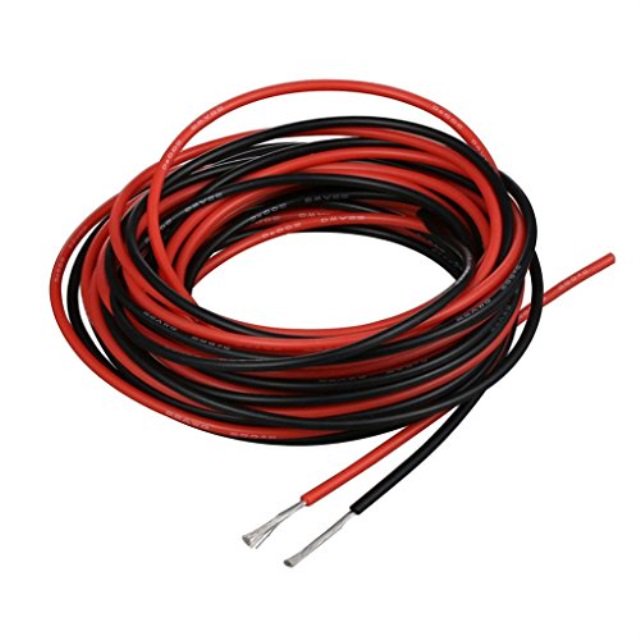 bntechgo 22 gauge silicone wire ultra flexible 20 feet high temp 200