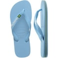 thumbnail image 5 of Havaianas Women's Brazil Logo Flip flops - Spring and Summer Sandals for Women - Blue Lavender/White, 7/8, 5 of 6