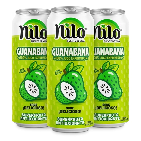 JUGO DE GUANÁBANA 100% NAURAL- DRINK NILO- 12 PACK