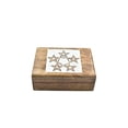 thumbnail image 2 of Caja de almacenamiento para recuerdos de joyería, madera tallada a mano, 18 cm, 2 of 7