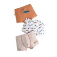 thumbnail image 1 of Sous-vêtements pour Enfants Garçons Imprimé Mignon Pantalons Slips Boxeurs 3 Pcs Multipack Shorts Garçon Or, 1 of 4