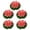 Red, variant on QueMer 5pcs Floating Foam Water Plant Artificial Lilies Flowers for Pond Fish Tanks