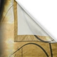 thumbnail image 3 of Teen Room Kitchen Curtains, Empty Basketball Arena Competition Game Winner Champion Success Theme, Two Panels Drapes with Rod Pocket Room Decor, 55" X 45", Pale Coffee Black, by Ambesonne, 3 of 3