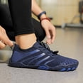 thumbnail image 6 of Men's Quick-Dry Water Shoes Breathable Mesh Non-Slip Rubber Sole with Adjustable Laces for Yoga, Hiking, Fishing, Surfing, Swimming, and Outdoor Sports, 6 of 9