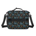thumbnail image 2 of Game Controller Black Pattern Insulated Lunch Bag with Shoulder Strap and Bottle Holder,Bento School Lunch Bag Box,11x9.5x3.5 Inches, 2 of 5