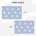 thumbnail image 3 of Placemats Set Of 4 / 6, Cute Funny Poodle Dog Blue Placemats For Dining Table Indoor/Outdoors Heat Resistant Washable Placemats 18" X 12", 3 of 8