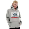 thumbnail image 3 of State of California Distressed Flag Hoodie Sweatshirt Women Men Brisco Brands S, 3 of 6