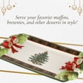 thumbnail image 5 of Spode Christmas Tree Figural Tartan Tray, 12-Inch Festive Serving Tray with Tartan Border, Christmas Serving Tray - Fine Earthenware - Holiday Tableware for Desserts, Appetizers, Snacks, 5 of 7