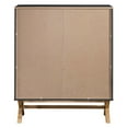 thumbnail image 5 of Manhattan Comfort Rustic Mid-Century Modern Barclay 49.4" High Dresser Cabinet in Dark Grey and Natural Wood (CS92009), 5 of 8