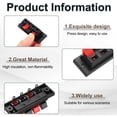 thumbnail image 3 of 4 Way Spring Terminal Clip Push Release Connector Plate Strip Block WP4-1 4Pcs, 3 of 6
