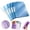 Blue, variant on Plastic Folders with Swing Clip, Report Covers for A4 and Letter Size Paper, 5 Pack Presentation Binder for School Business, 30 Sheet Capacity/Pack, Purple