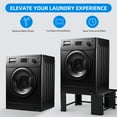 Wash Dryer Pedestals 29" 2in1 Upgraded Design Matalde Laundry Pedestal Heavy Duty , Washer and