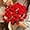 Red, variant on 43" Crochet Flowers Rose Bouquet Blanket, DIY Handmade Rose Blanket, Flower Bouquet Throw Blanket, Romantic for Mother's Day Birthday Wedding Valentine’s Day (White)