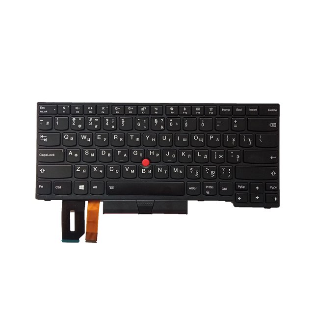 Injueey Teclado retroiluminado RU, dispositivo de entrada de puntero antideslizante para oficina, pieza de repuesto para ordenador, reemplazo de teclado Juegos de teclado y mouse para computadora