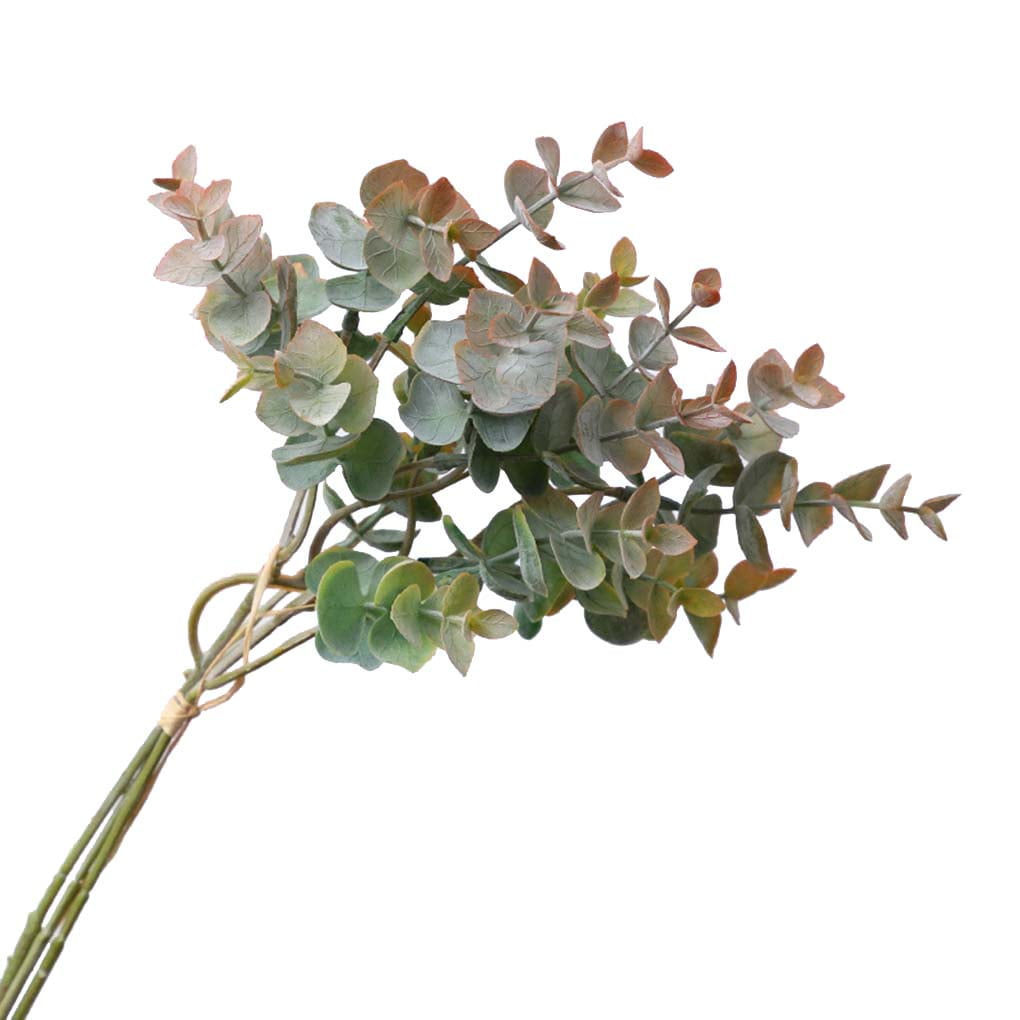 Worallymy Artificial Plant Leaf Bouquet Fake Plant Bundle Home Office