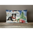 thumbnail image 3 of Entlebucher Mountain Dog Cozy Christmas Throw Pillow 12 in x 16 in, 3 of 4