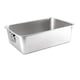 thumbnail image 4 of Bandeja de arena metálica para gatos, multiusos, resistente, 45 x 35 x 15 cm 45x35x15cm con mango, 4 of 9