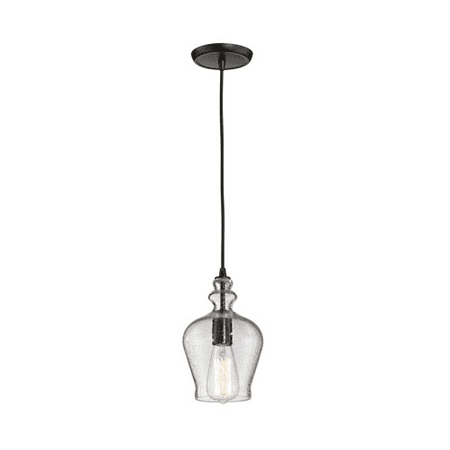 

Pendants 1 Light With Oil Rubbed Bronze Finish Medium Base 6 inches 60 Watts - World of Lamp