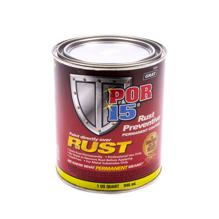 POR-15 Rust Preventive Paint Gray 1 qt can P/N (Best Rust Prevention Paint)