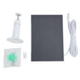 thumbnail image 2 of Solar Panel for Camera, 8W USB Solar Powerd Panel for Security Camera, Doorbell, Outdoor, Homes, IP66 Water Proof, 360 Adjustable Mount, 9.84ft Cable, Micro and Type C Ports, 2 of 7