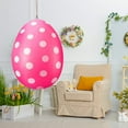 thumbnail image 3 of Meggemo 19.7x12.6 Inches Inflatable Easter Egg Colorful Blow Up Decoration Lightweight Durable For Garden Party Lawn Yard Patio Outdoor Festive Holiday Decor, 3 of 5