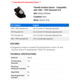 thumbnail image 2 of Throttle Position Sensor - Compatible with 1985 - 1993 Chevy S10 1986 1987 1988 1989 1990 1991 1992, 2 of 2