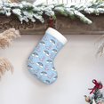 thumbnail image 6 of Balery Rainbow Dinosaur Pattern Christmas Stockings with Initials, 18" Large Knit Christmas Stocking,Xmas Stocking for Kids, Holiday and Family Stocking, 6 of 7