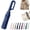 Blue, variant on Portable Automatic Folding Umbrella with Hook, Windproof Waterproof with Loop Buckle, Large Travel Sunny Compact Clip on Umbrellas Backpack for Men & Women
