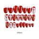 thumbnail image 5 of Soidarity 1 Juego de uñas sin pegamento de longitud media estilo cuadrado prensa mate en envolturas de cobertura completa suministros de salón kit de Juegos de manicura Nueve Soidarity CE011881-09B, 5 of 6