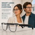 thumbnail image 2 of GenXenon AI Smart Glasses with Photochromic Lenses – 164 Languages Real-Time Translator,Open-Ear Speaker,Hands-Free Calling,IP68 Waterproof,UV Protection for Daily Wear, 2 of 10