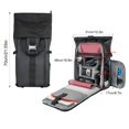 thumbnail image 2 of Besnfoto Camera Backpack Waterproof Camera Bag for Photographer DSLR SLR Mirrorless with Laptop Compartment and Rain Cover, 2 of 6