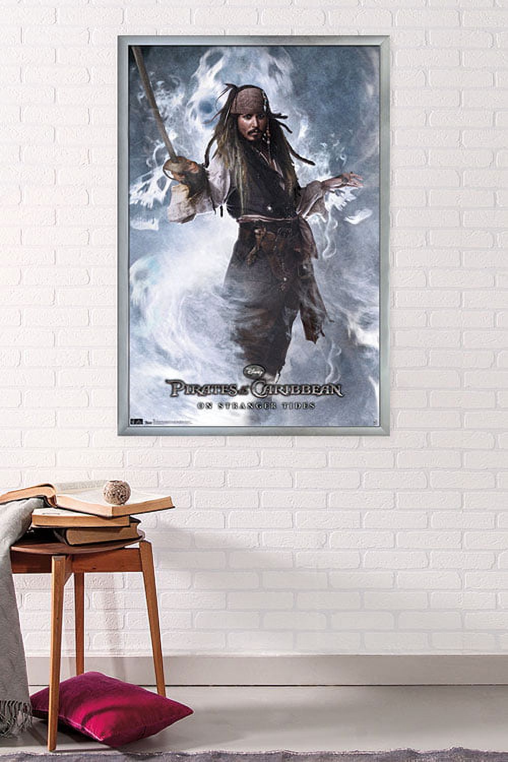 Disney Pirates of the Caribbean: On Stranger Tides - Jack Wall Poster, 22.375" x 34", Framed