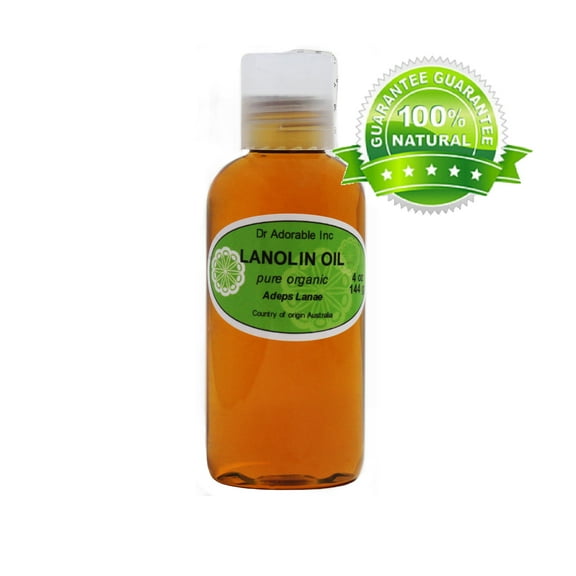 Dr Adorable - 4 oz - Lanolin Oil - Pure USP Grade Skin LIP Moisturizing