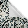 thumbnail image 5 of Ambesonne Oriental Window Valance, Mosaic Design Curlicue Art, 54" X 18", Pale Slate Blue Ivory, 5 of 5